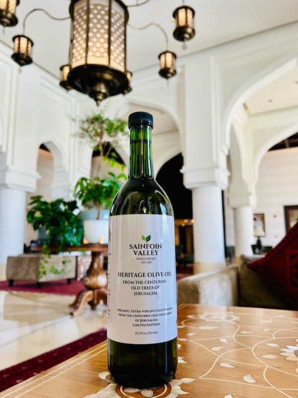 Jerusalem Heritage Gourmet Organic Olive Oil (LIMITED EDITION) Sainfoin Valley