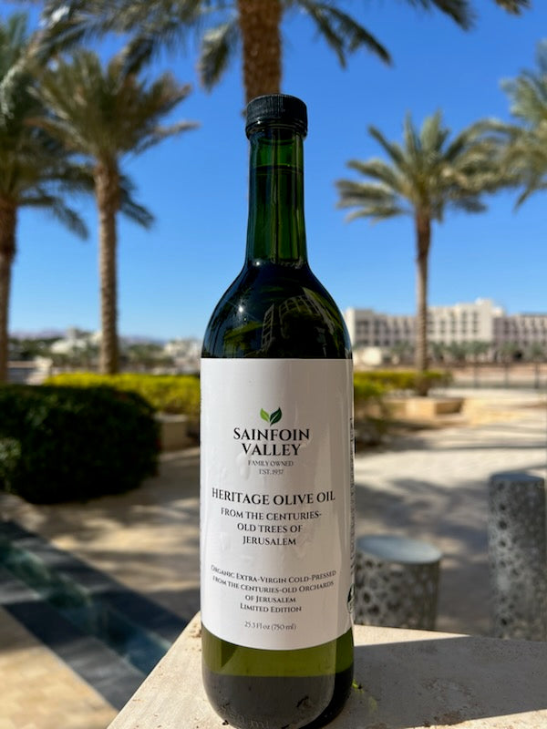 Jerusalem Heritage Gourmet Organic Olive Oil (LIMITED EDITION) Sainfoin Valley